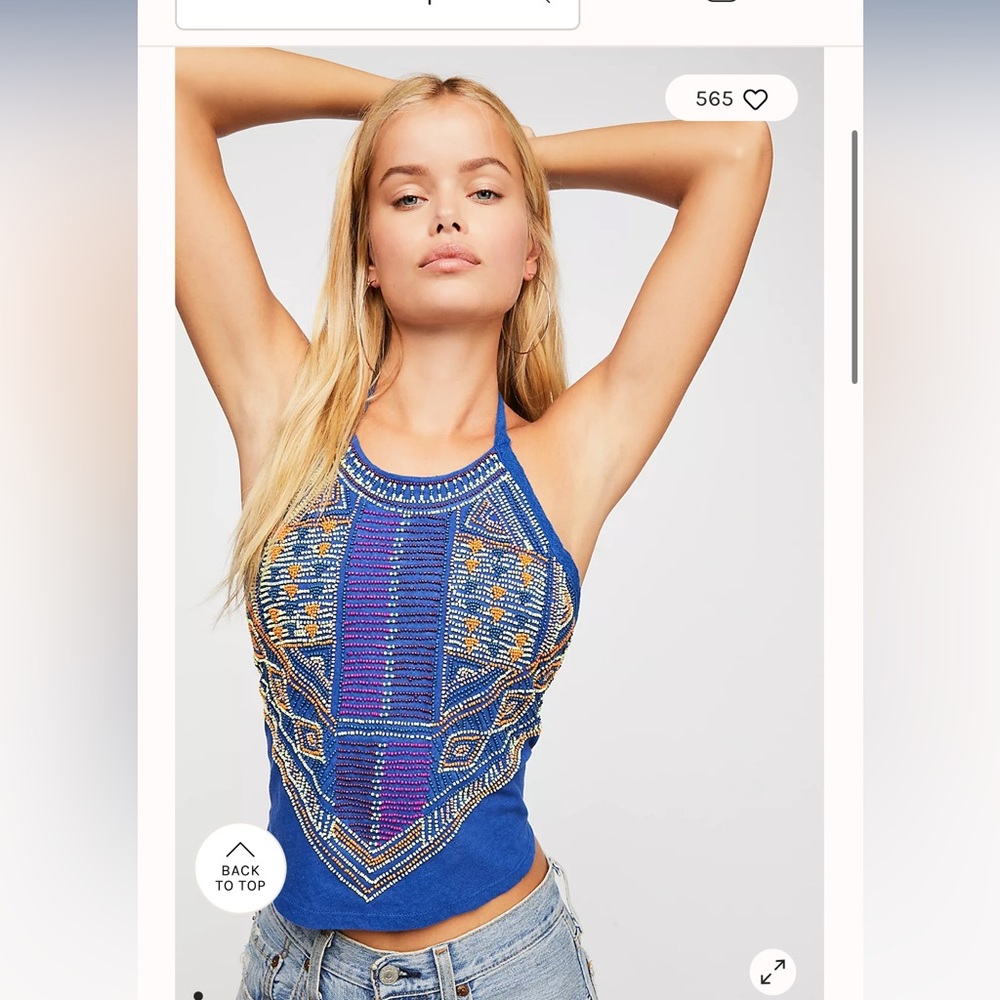 Free people Pride Rock Halter